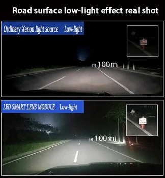 Sanvi Najnovšie Svetlometu Žiarovka LED Smart Objektív Modul Bi-led Projektor Objektív Vysokej 40W 5500K Vysoká Nízka lúč Auto Príslušenstvo Svetlometov