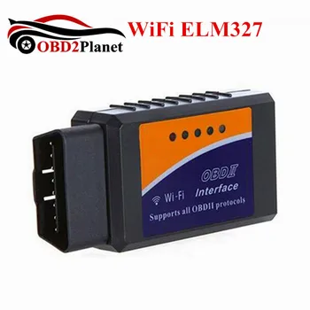 WiFi ELM327 OBD2 Skener Bezdrôtový Auto Skener Adaptér ELM 327 WIFI OBDII Auto Diagnostický Nástroj, Rýchle dodanie
