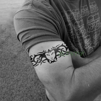 Nepremokavé Dočasné Tetovanie Nálepky Tribal totem starej školy falošné tatto flash tetovanie tatouage Nálepky ruka ruku dievča, ženy, muži