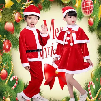 Dieťa Chlapec/Dievča Vianoce, Santa Claus, ježiško Vyhovovali Šaty Batoľa Dievča Kostým Oblečenie Nový Súbor Detí Deti Vyhovovali H7C4