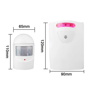 Home security mobile detektor alarm wireless mobile senzor alarmu systém vnútorných obytných vzdialené infračervené poplašné zariadenie