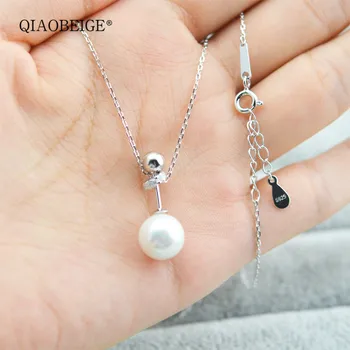 QIAOBEIGE pearl príslušenstvo Prívesky Charms Reťazí Náhrdelníky & Prívesky Pre Ženy, Dievčatá Darček Šperky Európe a Amerike štýl