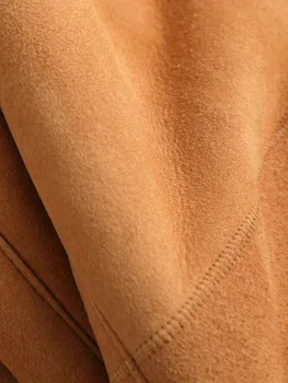Kožušiny Prírodné Kabát Reálne Zimný Kabát Ženy Oblečenie 2020 Vintage Ovce Shearling Bunda Kórejský Dvojité Stretávajú Vlna Bunda 083103