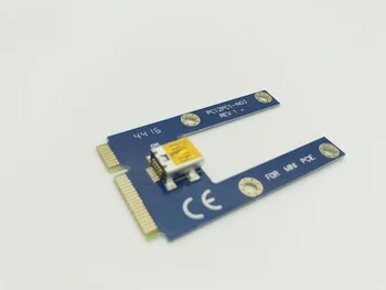 Mini PCI-E na PCIe slot karty PCI Express 1x až 16x Extender Stúpačky Karty 60 cm USB 3.0 Adapter SATA 6Pin Napájací Kábel pre Bitcoin Ťažba BTC
