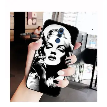 Yinuoda Audrey Hepburn Vytetované Marilyn Monroe Citát Telefón puzdro na Huawei Mate 10 20 Lite 20X Mate20 10 Pro Mate9 Nova3 3i