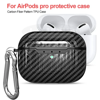 Nové Ochranné TPU Prípade Slúchadlá pre Apple Airpods Pro Bezdrôtovej komunikácie Bluetooth Headset TPU puzdro pre Airpods 3 Kryt Box s Hákom