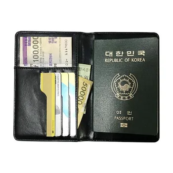 Minimalistický Cestovný Pas Držiteľ Pasu Kryt Vodotesný Mužov Držiteľa Karty Bežné Kožené Peňaženky Karty Documentpakket