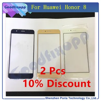 Pre Huawei Honor 8 Prednom Displeji Vonkajšieho Skla Dotyk Vonkajší Kryt Panel Objektív Telefón Náhradné Diely Pre Huawei Honor 8