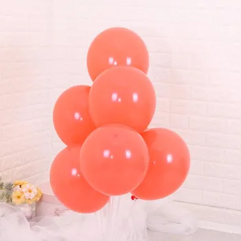 10 pcs 10 inch Coral Color Latex balloon Peach balloon Wedding Party Decoration Balloons Birthday party Decoration