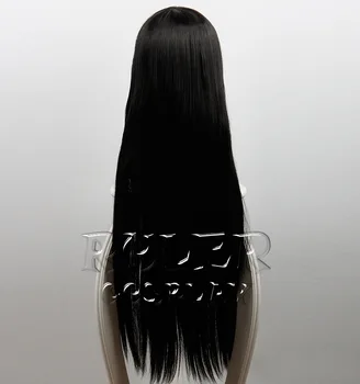 Kakegurui Yumeko Jabami Cosplay Parochne Black Rovno Tepelne Odolných Syntetických Vlasov Perucas Cosplay Parochňu