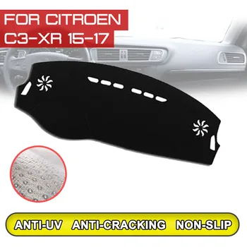 Auto Tabuli Mat pre Citroen C3-XR 2016 2017 Anti-špinavé Non-slip Dash Kryt Mat UV Ochranu, Tieň