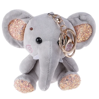 10 cm Super Roztomilý Dumbo Plyšové zvieratko Plyšové Hračky Malý Prívesok Krásne Mini Cartoon Slon Bábika Predstavuje Pre Deti