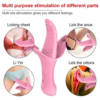 G Mieste Klitorisu Vibrátor Stimulátor Klitorisu Vibračné Dildo,Jazyk Vibrátor Výkonný Vibrátor Klitorisu Dospelých, Sexuálne Hračky pre Ženy