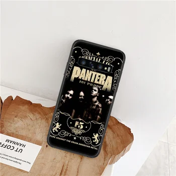 Pantera Rituál Metalová Kapela Telefón puzdro Pre Samsung Galaxy Note S 8 9 10 20 Plus E Lite Uitra black Späť Trend Shell Luxusné Kryt