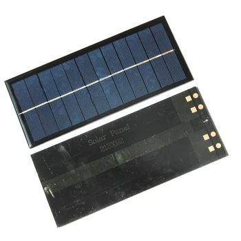 Veľkoobchod 50PCS/Veľa 2,5 W 6V Solárny Panel Solárne DIY Malé Solárne Nabíjačky/Solárny Modul Vzdelávania Súpravy 213*92*3MM