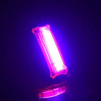 Aubtec Nové Dva-farba zadné svetlá stropné Svetlá USB Nabíjanie LED Výstražné Svetlá Noc Bicykel Zadné Svetlo Hory