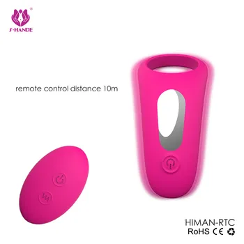 2021 Sex Shop Diaľkové Ovládanie Sexuálne Hračky Pre Mužov USB Nabíjanie Silný 9 Rýchlosti Oneskorenie Ejakulácie Kohút Penis Krúžok Vibrátor Páry