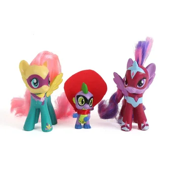 Hasbro Môj Malý Pony Priateľstvo Je Magic Power Poníky Série Charakter Tému Nastaviť B3095 Model Bábiky pre Dievča Narodeniny, Darčeky, Hračky