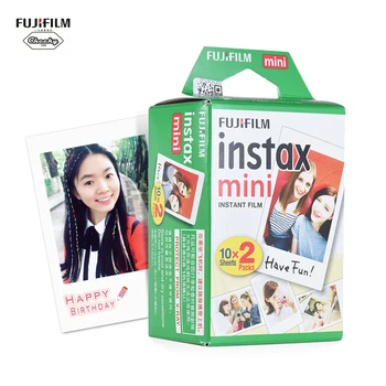 20 Listov Fujifilm Instax Mini Biely Film Foto Papier Snímku Albumu Okamžité Tlače pre Fujifilm Instax Mini 7s/8/25/90/9