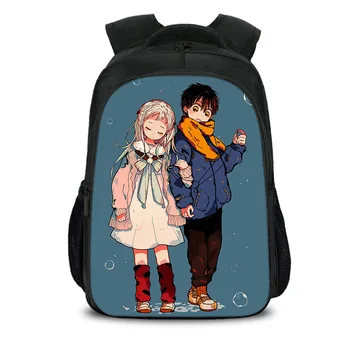 Nové Anime Wc-viazané Jibaku Shounen Hanako-kun Batoh Notebook, Školské tašky Boys&Girls Mochila Módne Aktovka