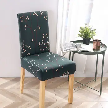 Stolička kryt Jednoduchý domov zahraničného obchodu stoličky kryt univerzálna elastická stoličky kryt jedálenské stoličky, poťahy spandex kryt Sedadla