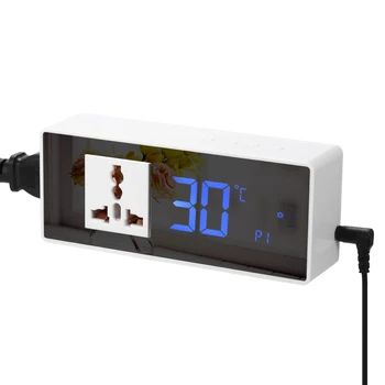 10A LCD Digitálny Regulátor Teploty Termostat na Vykurovanie a Chladenie Ovládanie s NTC Snímač Teploty Zrkadla Povrchu