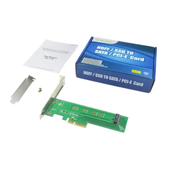 M. 2 NVMe SSD NGFF do PCIE X4 Previesť Karty Adaptéra M Kľúč Rozhranie HDD rozširujúce Karty
