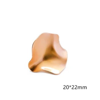 Aurous Zlatá Farba Á Stud Náušnice Diy Materiál Konektory Linker Eardrop Príslušenstvo Šperky, Prívesky Komponent 6pcs