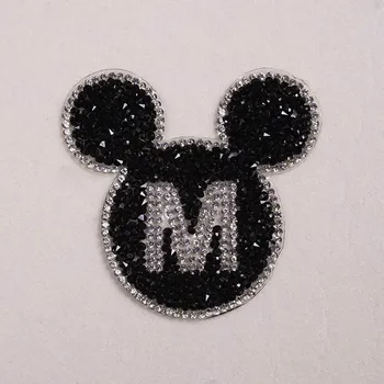 List Patch Žehlička Na Odznaky Vyšívané Nášivka Mickey rýchlu Opravu Odznak Oblečenie, Odev, Odevné Doplnky