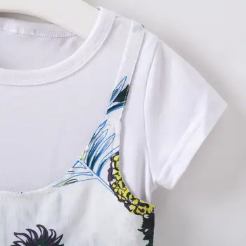 Batoľa Dievčatá Šaty Ananás Vzor Roztomilé Deti, Oblečenie pre Dievča 2020 Nové Letné Bavlna One-Piece Baby Deti Oblečenie