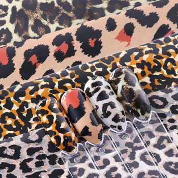 Strana Umenie Fólie Na Nechty, Hviezdne Nebo Dekorácie Leopard Tlač Na Nechty, Nálepky Sexy Dievčatá Fľaša Prenos Obtlačky Módne Darček