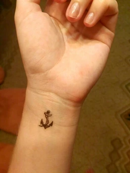 Nepremokavé Dočasné Tetovanie Nálepky kotvy kompas plachetnici tatto nálepky flash tetovanie falošné tetovanie pre ženy, dievča mužov dieťa