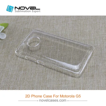 Nové 2D Pevného Plastu Sublimačná Kryt Telefónu Prípade Pre Motorola G5