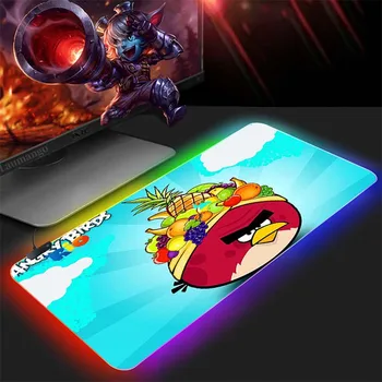 Angry Birds rôzne Veľkosti Hra RGB Podložka pod Myš Veľké Veľkosti Počítača, Myš, Klávesnica Pad