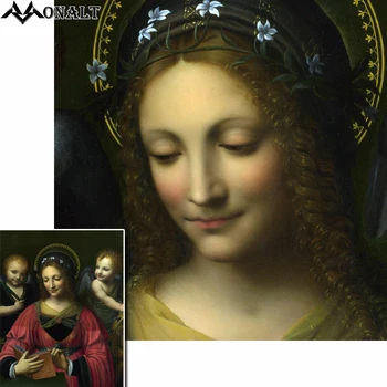 Slávne Klasické Plátno olejomaľba Ježiša, Panny Márie Moderného Umenia Posteli Maľovanie Dekoratívny Obraz na Stenu Hoom Dekor Print