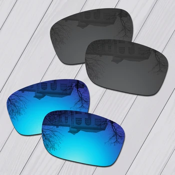 E. O. S 2 Páry Black & Ice Blue Polarizované Náhradné Šošovky pre Oakley Chovanec slnečné Okuliare