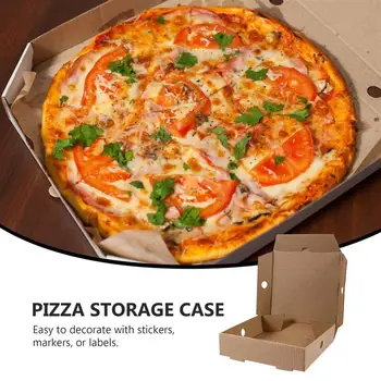 25pcs Pizza Box Premium Robustný Prime Odolné Kontajner Skladovanie Prípade Pizza Krabice na Pizzu Doma