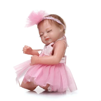 10 inch New Horúce Reborn Bábiky Baby Baby Kúpeľ Hračky, Plné Silikónové Dievča Bábiku realisticky novorodenca bábiky hračky pre Deti, darčeky