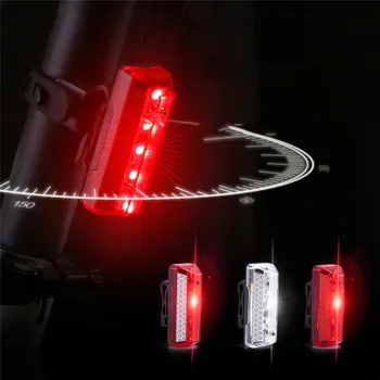 Cyklistické Svetlo LEDUSB Nabíjateľná zadné svetlo Bezpečnostné Výstražné Svetlo Noci na Koni zadné svetlo