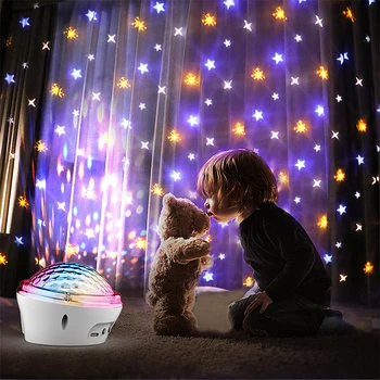Galaxy Hviezdna Projektor Nočnej Oblohe LED Nočné Svetlo Planetárium Deťom Spálňa Star Nočné Osvetlenie luny Deti Darček Lampa