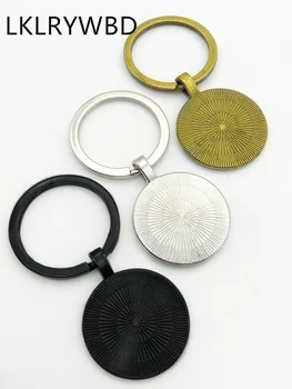LKLRYWBD / Psa Pivo Módne Keychain Keyring Šperky, Prívesok Vypuklé Sklo Keychain