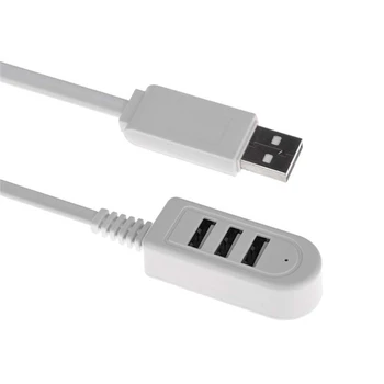 Vysoká Rýchlosť 3 Porty USB 2.0 Hub pre Rozšírenie Splitter pre Notebook PC Počítač Nabíjačky