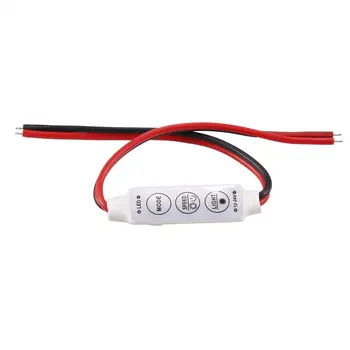 Stmievač Mini 12V 12A LED Stmievač, Diaľkové ovládanie Pre Jednu Farbu 5050/3528 Led Pásy Jas Stmievač
