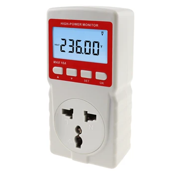 Digitálny LCD Micro Power Meter Analyzer Monitor Napätie Tester Elektrické Zásuvky Zásuvky s Vysokou Spotrebou Energie,