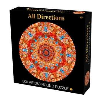 500 kusy obrazová Skladačka Kolo Colorfull Puzzle Pre Dospelých, Deti, Hry, Hračky Vzdelávacie Hračky