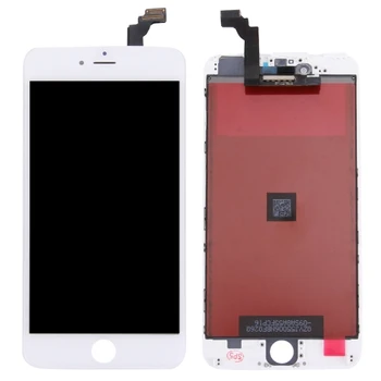 3 v 1 LCD Displej pre iPhone 6 Plus LCD (+ Rám + Dotykový panel) Digitalizátorom. Montáž Čierna a Biela farba