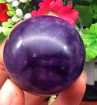 1pcs prírodné fantasy fialová loptu prírodné crystal ball čakra liečivý kryštál meditácie masáž domáce dekorácie darček