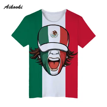Aikooki Kolumbia Národnej Vlajky 3D T-shirt Muži / Ženy Bavlnené Tričko 3D Tlač Kolumbia Vlajka Chlapec /Dievča Tričko Streetwear Módy