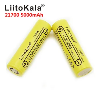 LiitoKala21700 5000mah Nabíjateľná Batéria 40A 3,7 V 10C vypúšťanie Vysoký Výkon batérie Pre Vysoko energetických Spotrebičov