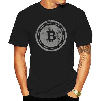 Bitcoin Mince Grunch Štýl Grafiky Mužov Tlač Muž Krátke Letné Krátke Rukávy 2021 t-shirt